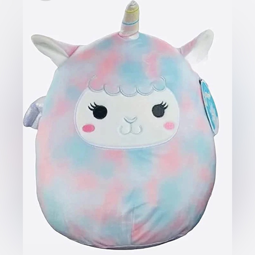 Squishmallow Large 16" Winona Rainbow Llama Corn Unicorn 🦄 - NEW